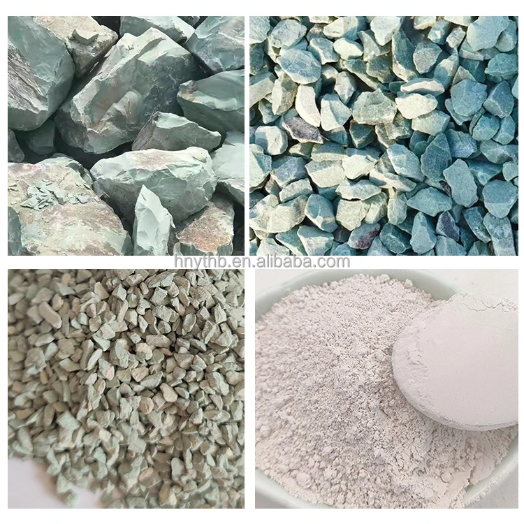 High Quality Natural Clinoptilolite Powder Particles Zeolite Factory Wholesale Industrial Water Filtration Medium Zeolite Blocks