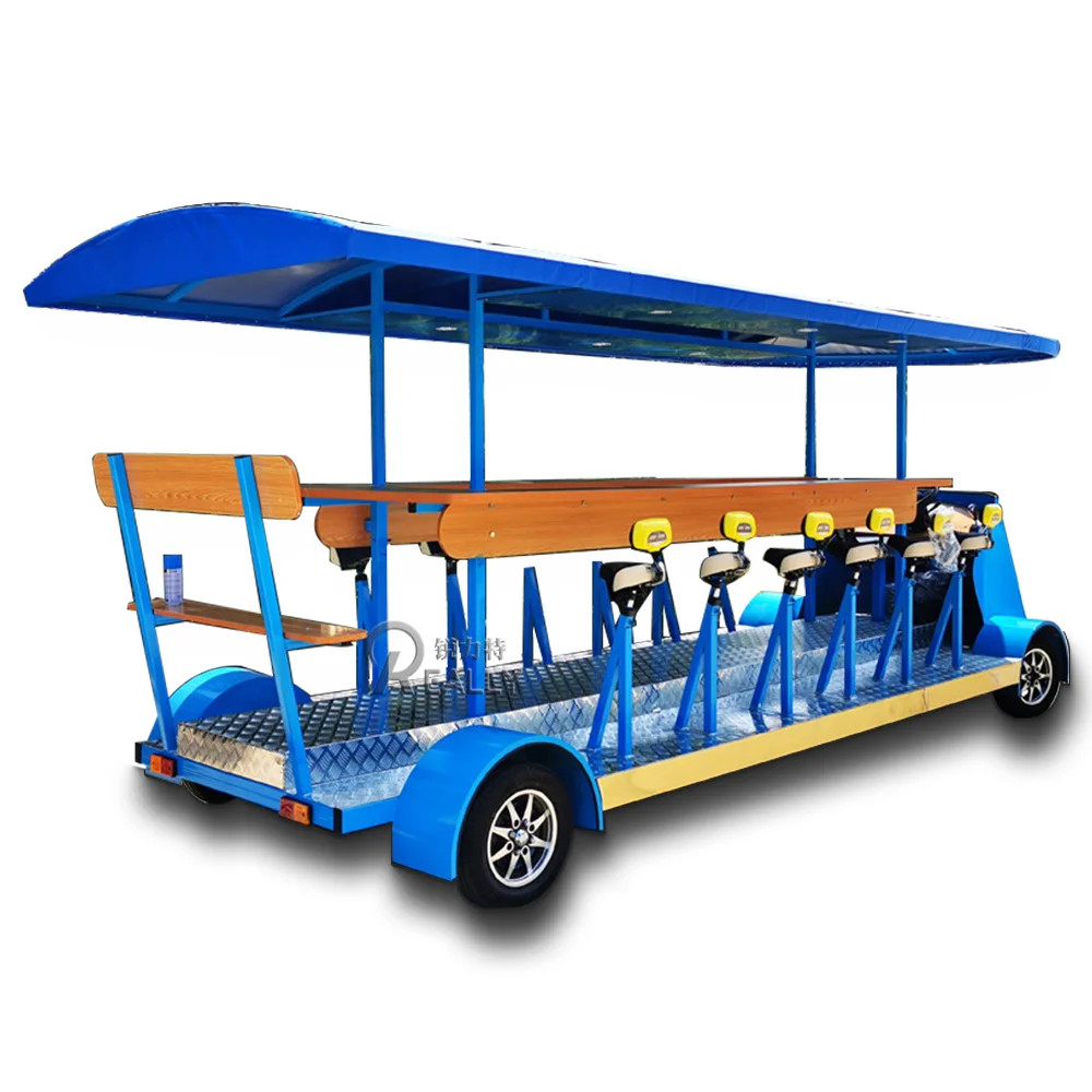 Good Selling Blue Beer Bike Quadricycle City Tour Team Building Road