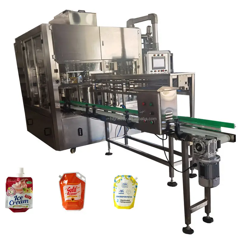 Best Prices Spout Pouch Filling Machine for Beverage/Oil/Powder-High Speed Gear Pump Filler with Motor