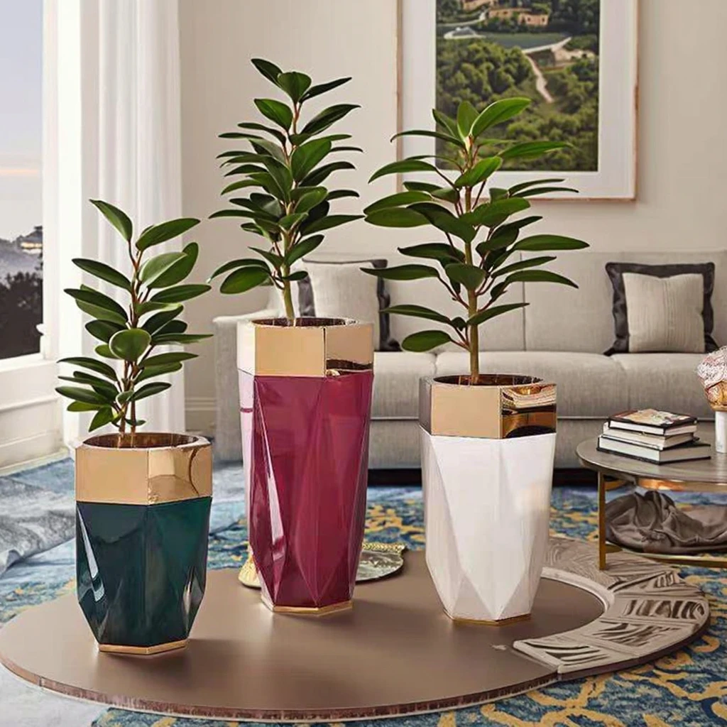 small trellis for indoor plants Round Circle Indoor Plant Trellis - Bundle of 3