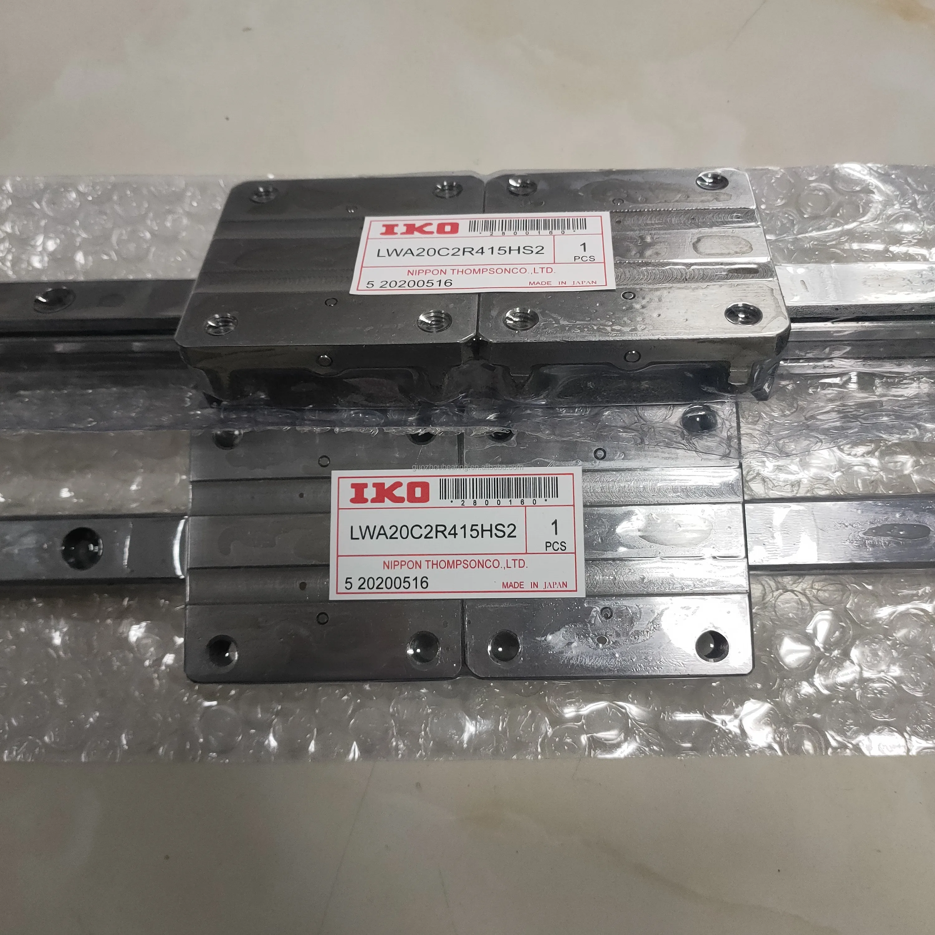 Japan IKO Linear Roller Way LWA20 LWA 20 Linear Guide Block LWA20C2R415HS2