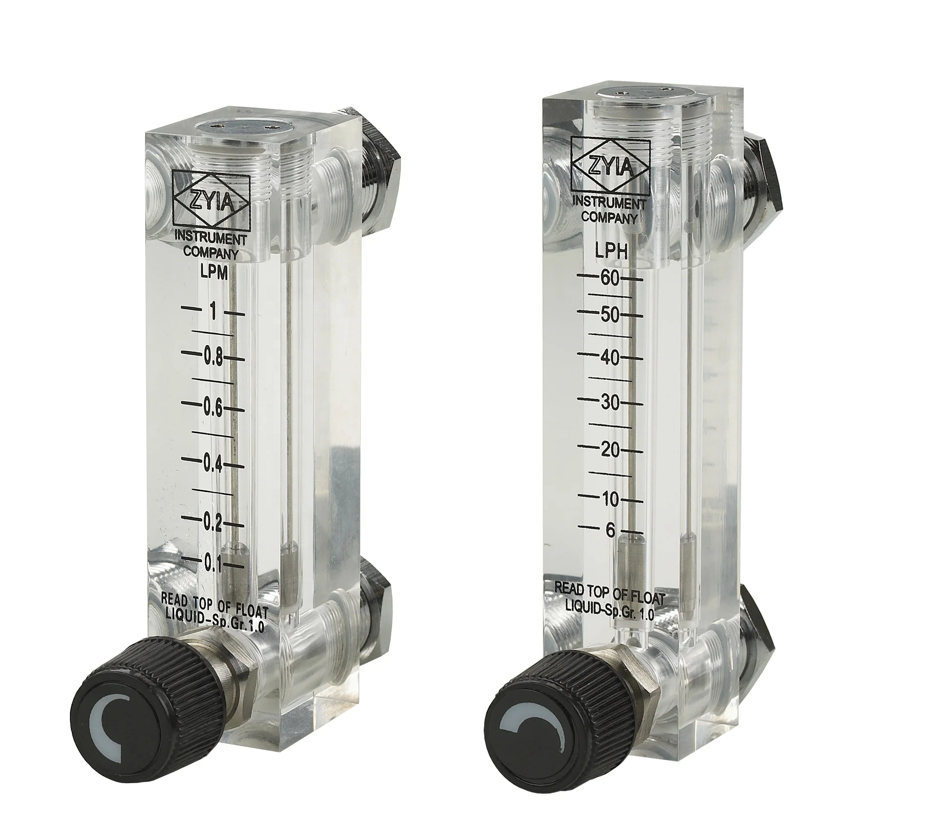 LZM-6T Adjusting Valve Liquid Flowmeter - Stainless Steel