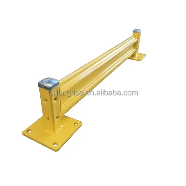 2 Rib Heavy Duty Warehouse Guardrail 1ft to 10ft Options Warehouse ...