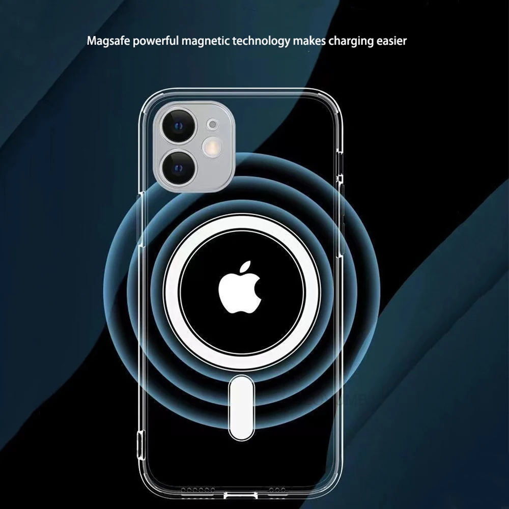 Clear Magsafes Cover Silicone Custom Sublimation Luxury Mobile Phone
