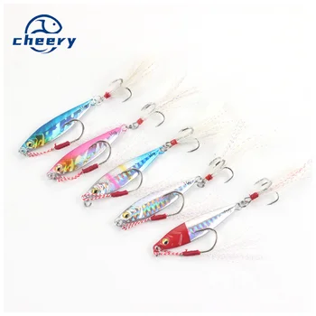 Cheery Hard Lead Metal Jigging Lure for Saltwater Ocean Boat Fishing Effective on Carp Bass Trout Species – Metal Jig – view 2