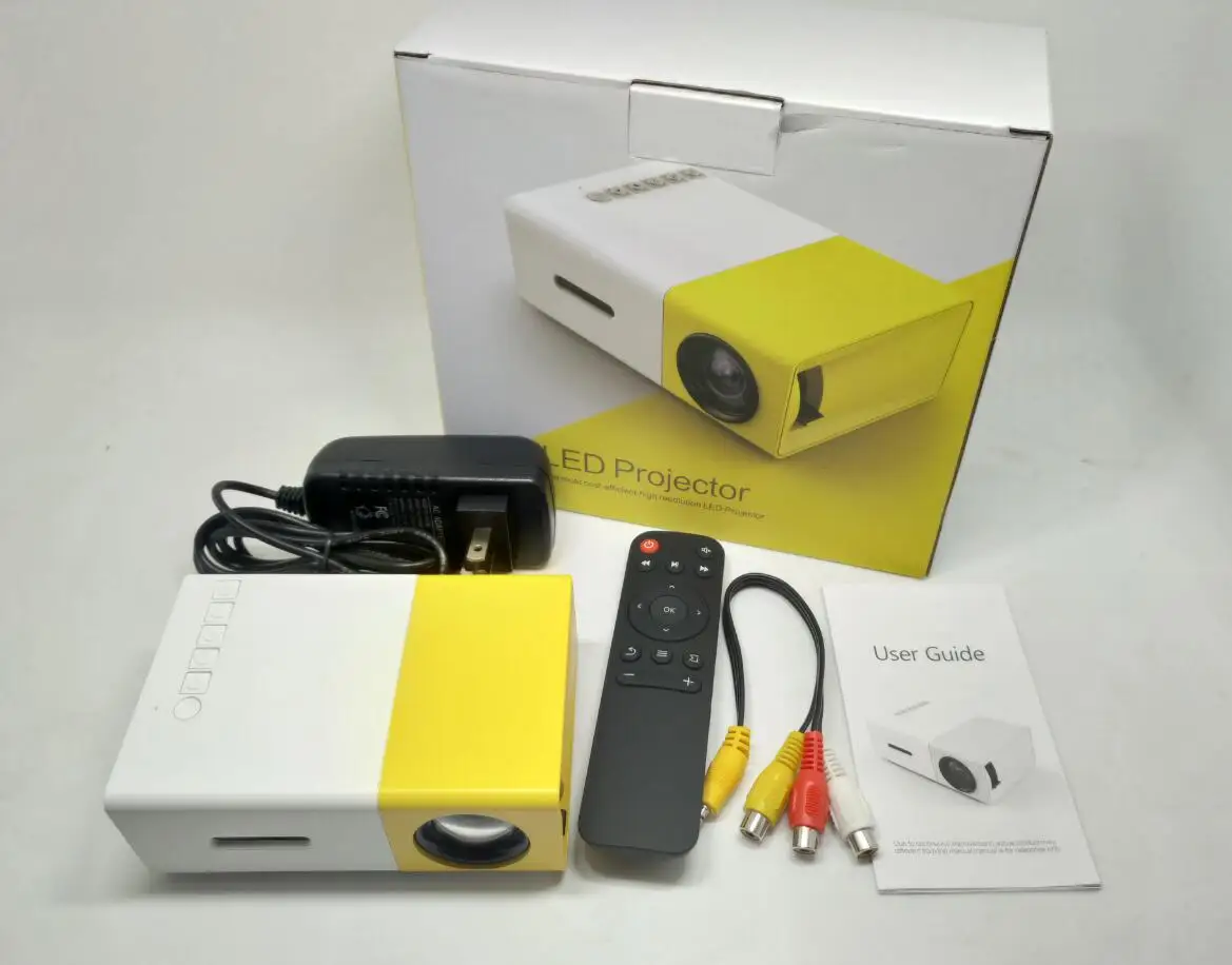 Best 2022 Drop Shipping High Peak Mini Projector Yg300 Pro Led Porto