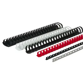 Binding Combs 40-Piece Plastic Comb Binding Spines Set - 5/8", 13/16", 7/8",  1" Sizes For Document Binding 5/8 13/16 7/8 1 Inch Binding Combs