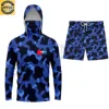 Camouflage blue