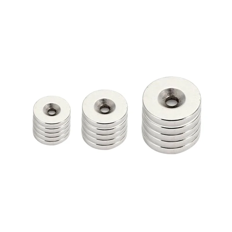 N52 Powerful Rare Earth Magnetic Materials Small Round Countersunk Screw Permanent Neodymium Magnet