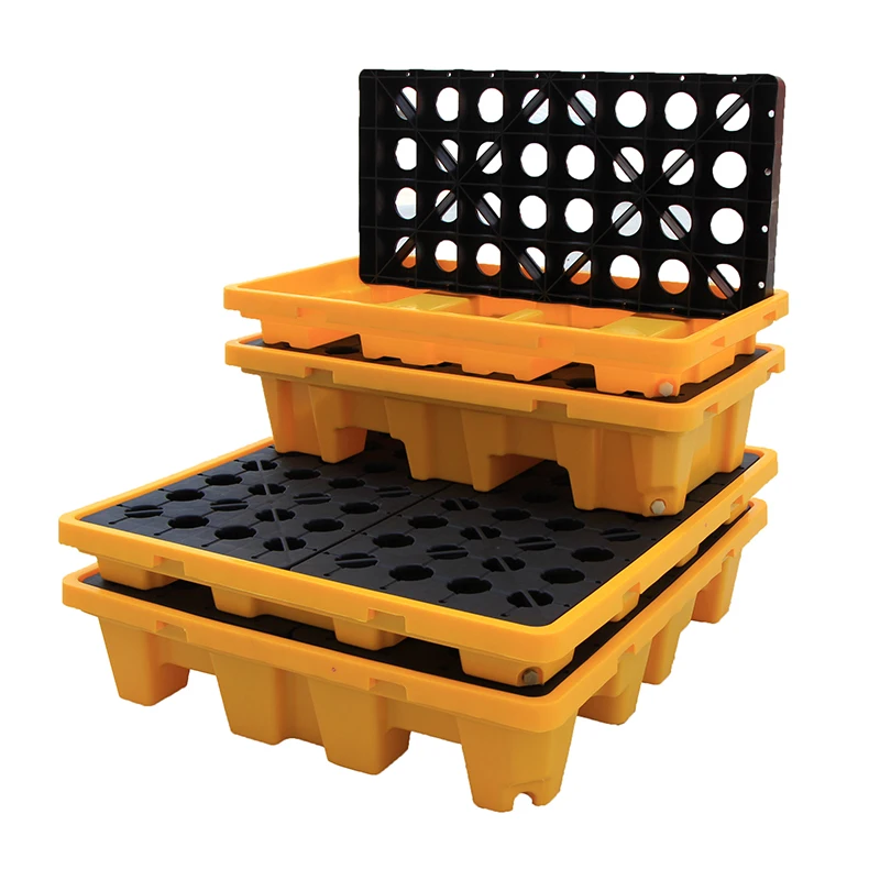 Industrial use cheap drum spill containment pallet anti spill pallet