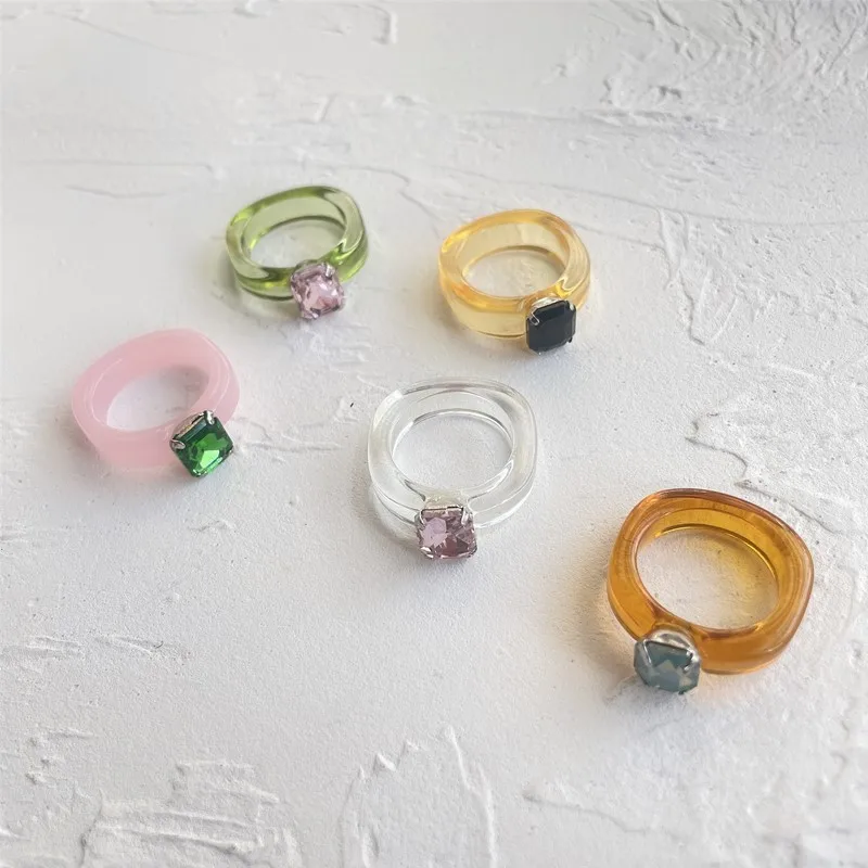 Best Resin Ring Chunky Resin Ring Best Acrylic Ring 