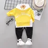 Letter hoodies yellow