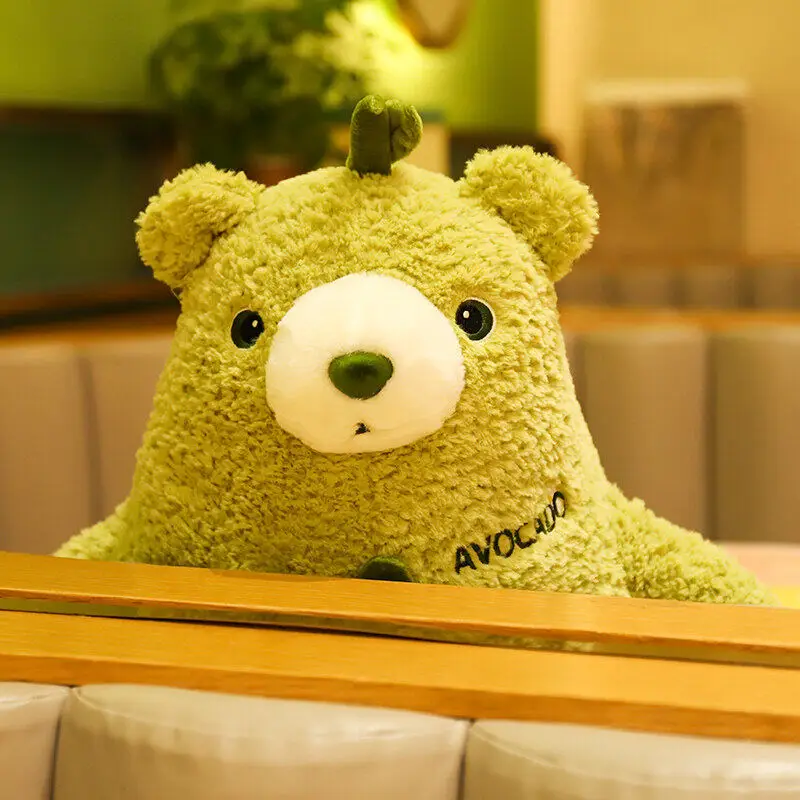 Cute Avocado Bear Plush Toy Perfect Gift for All Ages