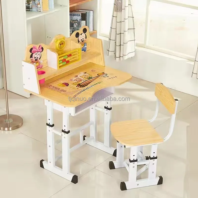 Adjustable Height Student Study Desk School Furniture Single Student Desk And Chair Buy Study