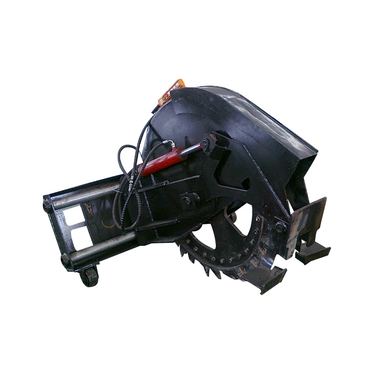 Skid Steer Loader Attachment Disc Saw Disk Type Trencher Wheel Trencher