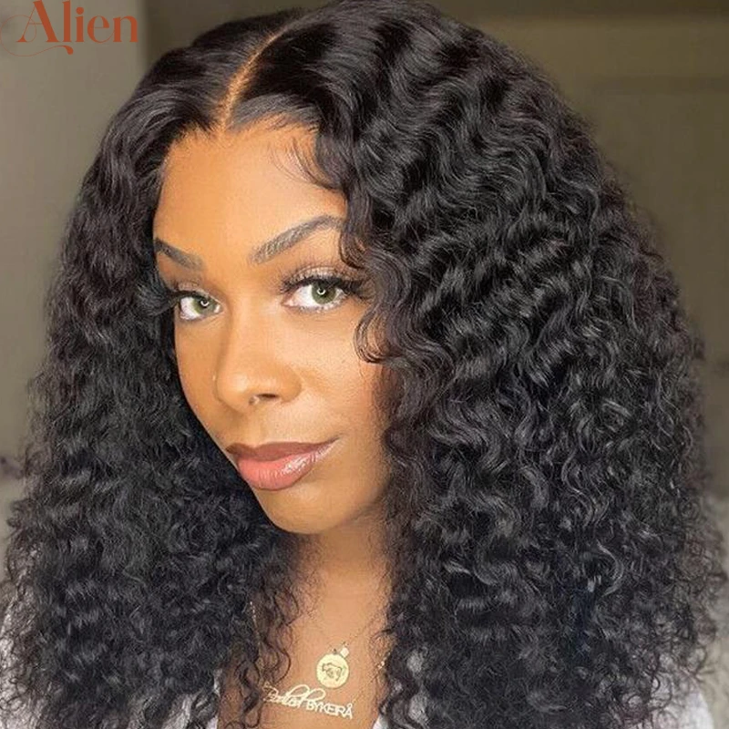 250 Density 40 Inch Deep Wave Wig Pre Plucked 20 Inch Blonde Afro Kinky Curls Human Side Part Lace Front Wig Buy 40 Inch Deep Wave Wig Side Part Lace Front Wig 4 27 Body Wave Wig Product on