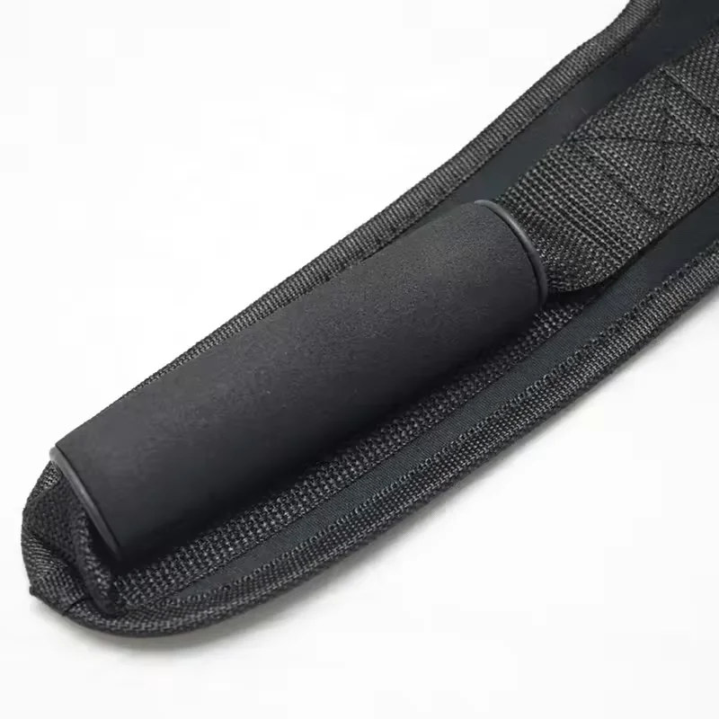 Nylon Shoulder Strap Belt for Home Barbell Gym Equipment Ab Exercise Harness with Strength Training Made of EVA Material