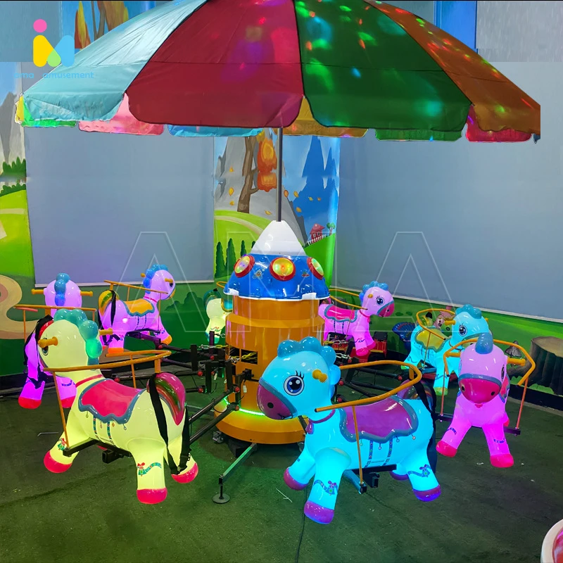 Заводская цена коммерческая карусель мини-карусель развлекательная игра монетомашина для