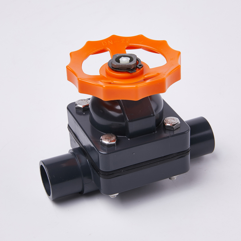 Din Industry Grade Manufacturer Pvc Valve Diaphragm Valves Plastic