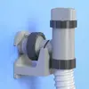 2 x support de vanne à piston-gris