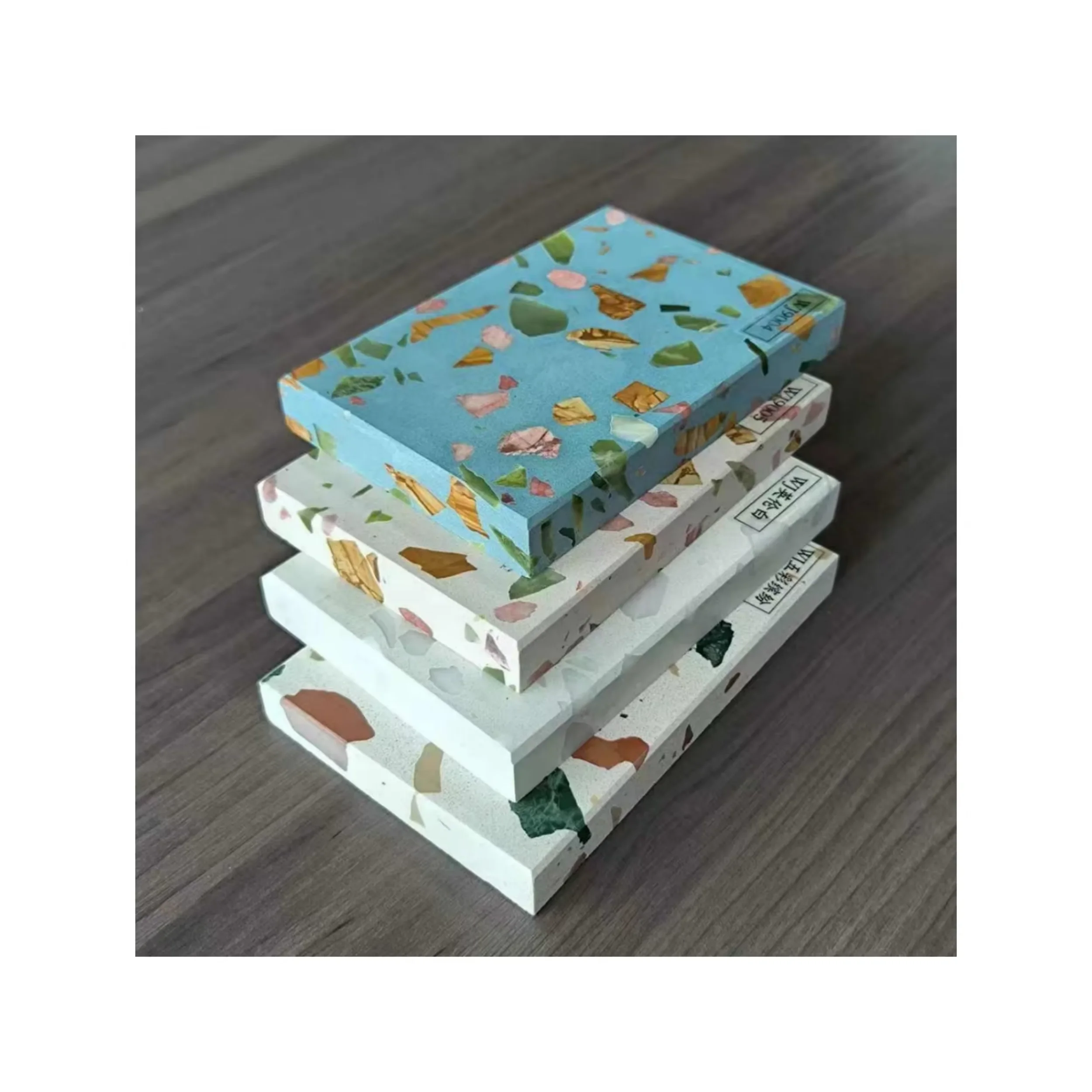 Modern Style Home Use Terrazzo Natural Stone Tiles Scratch and Heat Resistant for Stone Floors Slabs Made of Artificial Stone