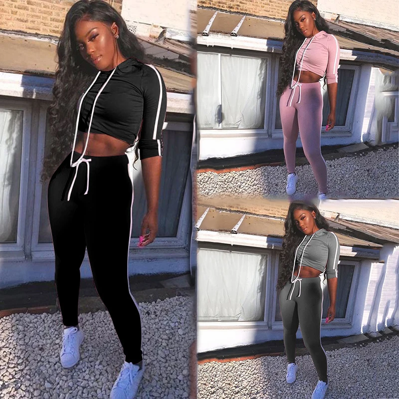 Ladymate Odm/oem Feminino Casual 2 Pecas Outfits Hoodies Sweatshirts Long  Sleeve Jogger Pants Suit Fitness Two Piece Tracksuit - Buy Traje Casual De  Mujer 2 Piece Casualwear Plus Size Women's Tracksuit Sport