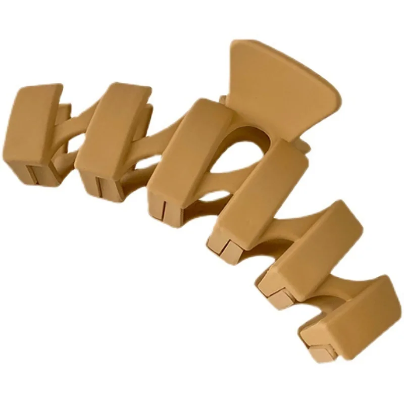 Оптовая продажа заколка белого цвета милая и универсальная для волос большая