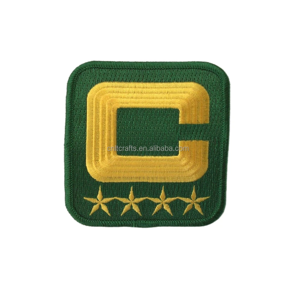 Green Bay packers Captain patch, stunning All quality Embroidery ,Ret Was  $14.95