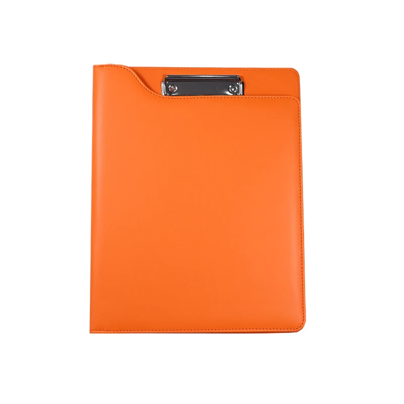 Портфолио папка для документов Организатор Исполнительный Бизнес возобновить PU портфель с калькулятором индивидуальный логотип файл офисные туфли из натуральной кожи