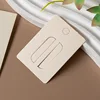 Pinza para el cabello de 4.5*6.5cm - Papel vainilla 350