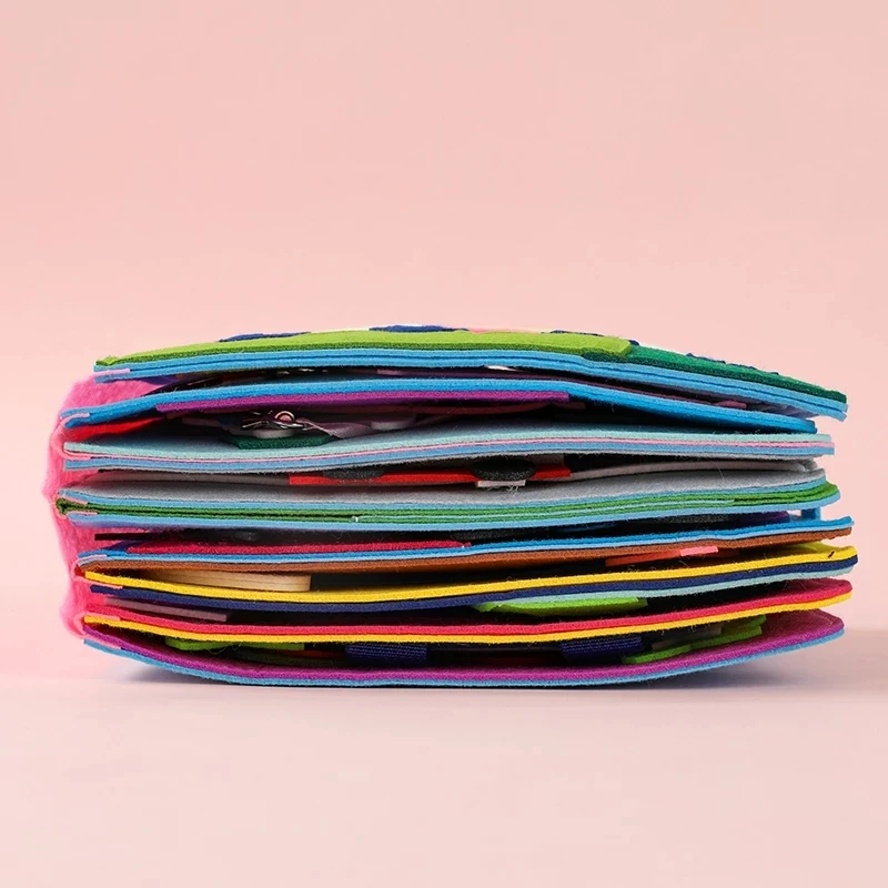 Мягкие книжки для маленьких мальчиков и девочек, игрушки, подарки для раннего развития, интерактивная книга из войлочной ткани