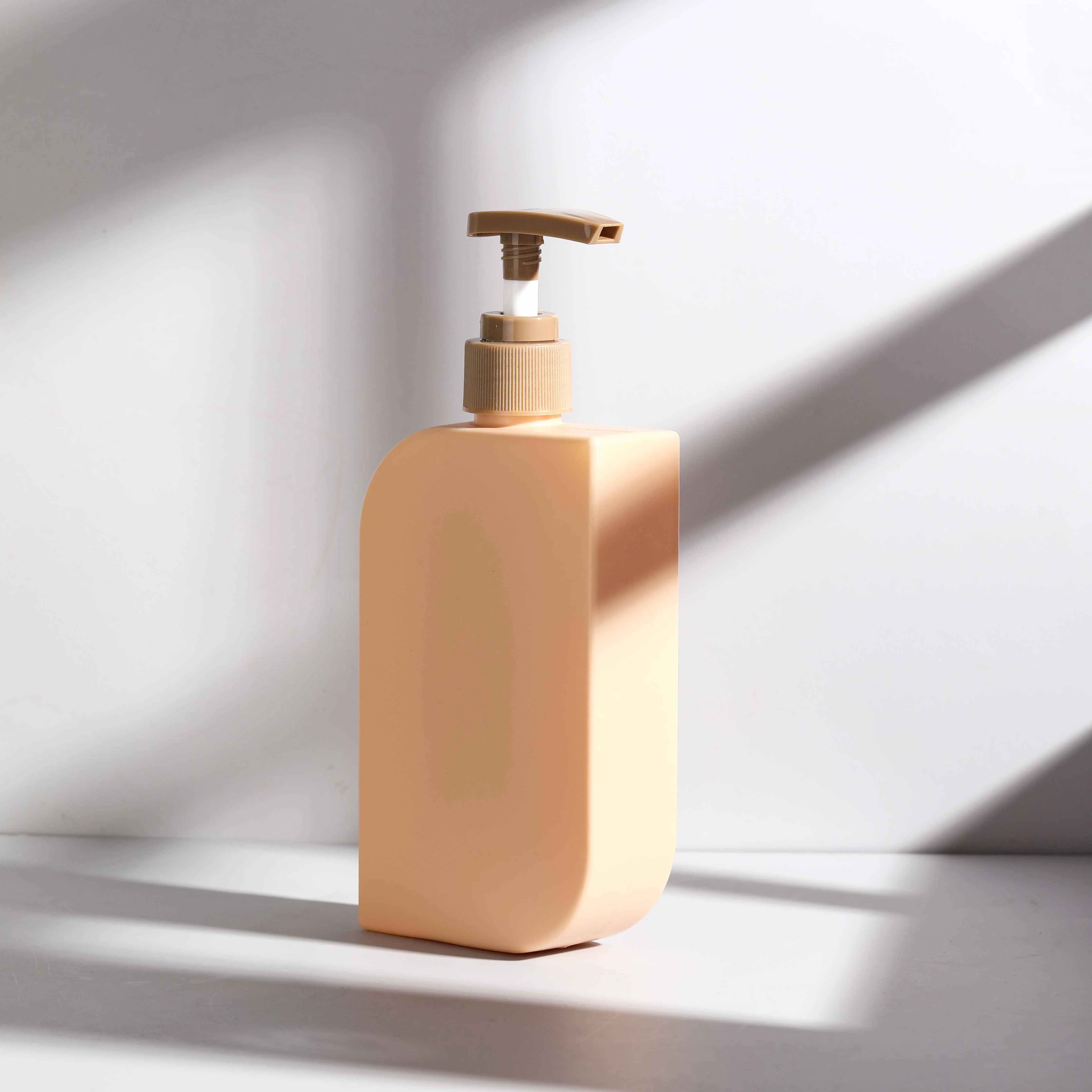 500ml 350ml 500ml Custom Design Soft Touch Biodegradable Packaging Body Lotion Shampoo Bottle
