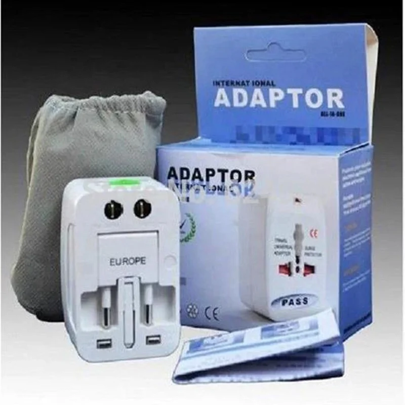 Multifunction Travel Plug Adapter All in One Converter Charger Worldwide Universal US UK AU EU Electrical Power Plug Adapter