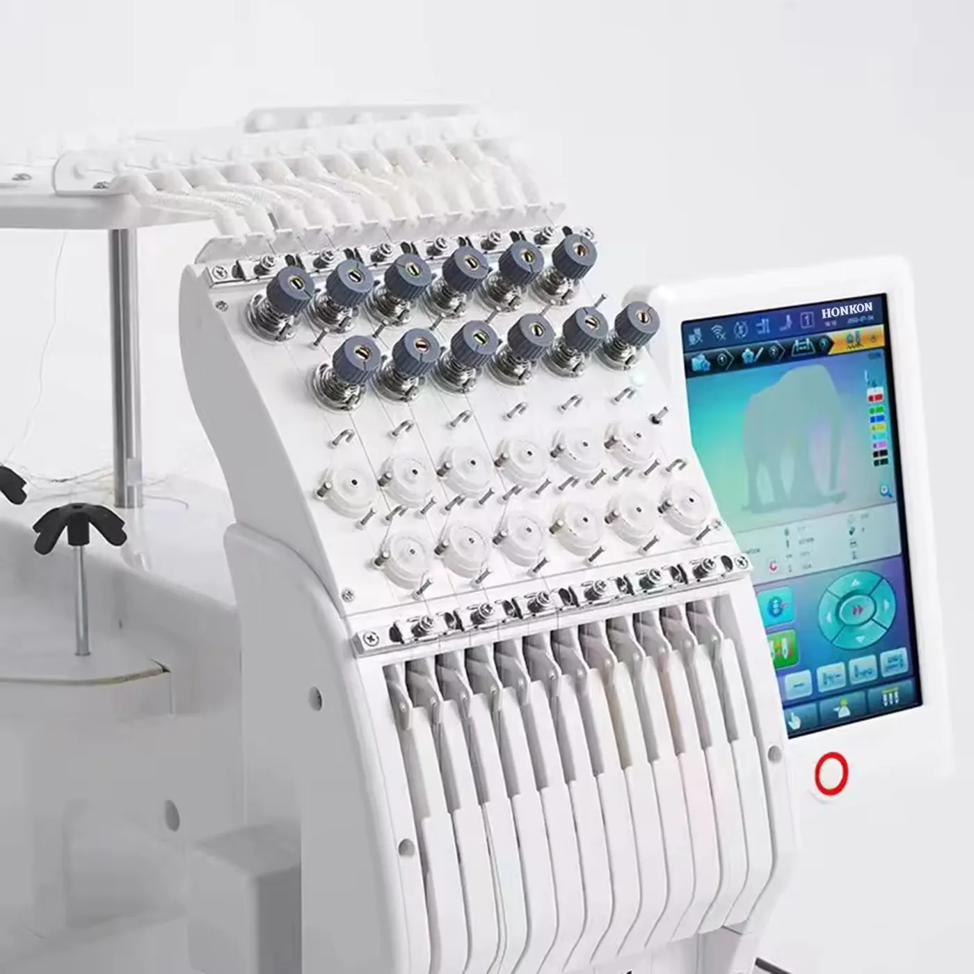 Easily Operating Multi Languages Supporting Industrial Embroidery Machines Computerized