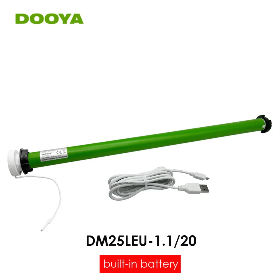 Dooya Remote Control Tubular Wireless DM25 Battery Motor 1.1/20 RF433 Built in 38mm Roller Blinds Tube