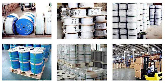 Stainless Steel Wire Rope Coated PVC Nylon Vinyl Coated Wire Rope