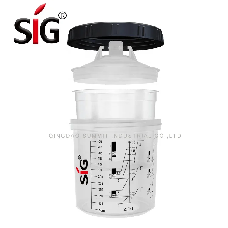 
Производство стаканчиков pps с черным кругом, подходящим к любой чашке с распылителем 