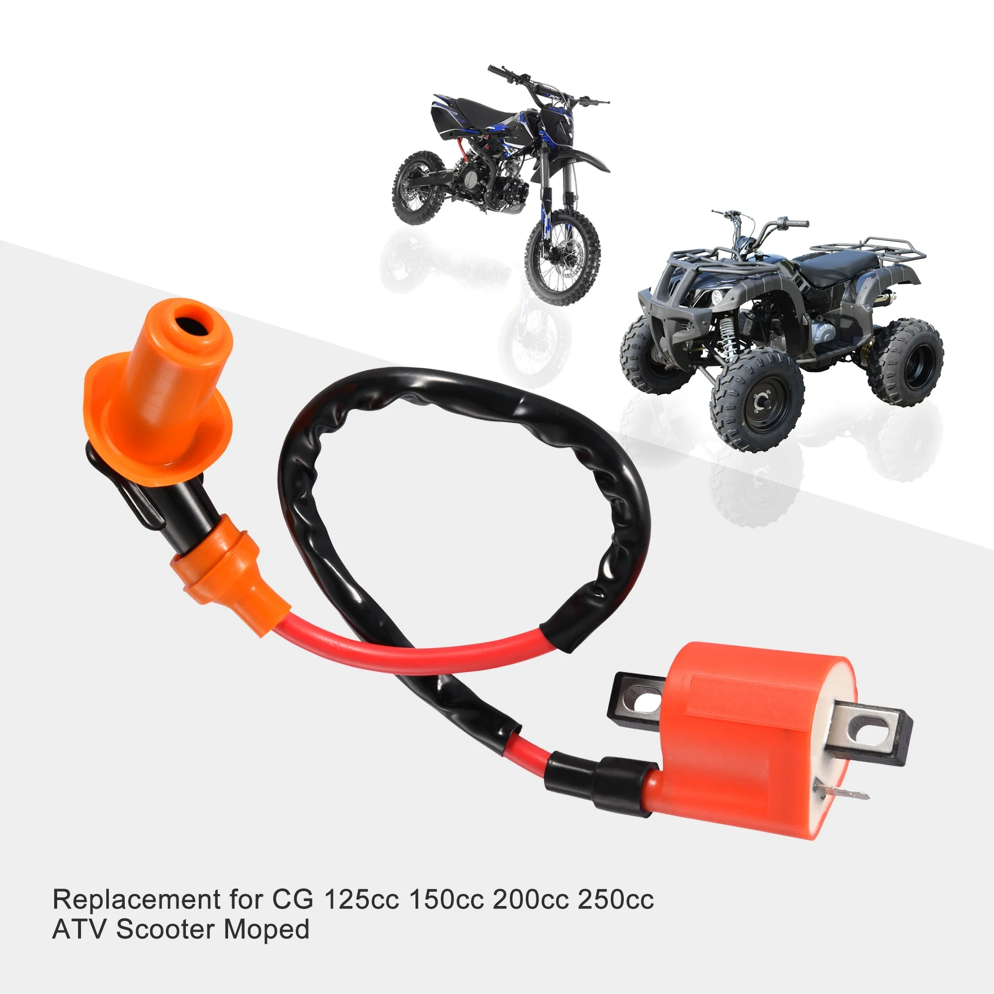GOOFIT High Performance Racing Ignition Coil Replacement for GY6 50cc 60cc 80cc 125cc 150cc 139qmb Scooter Moped