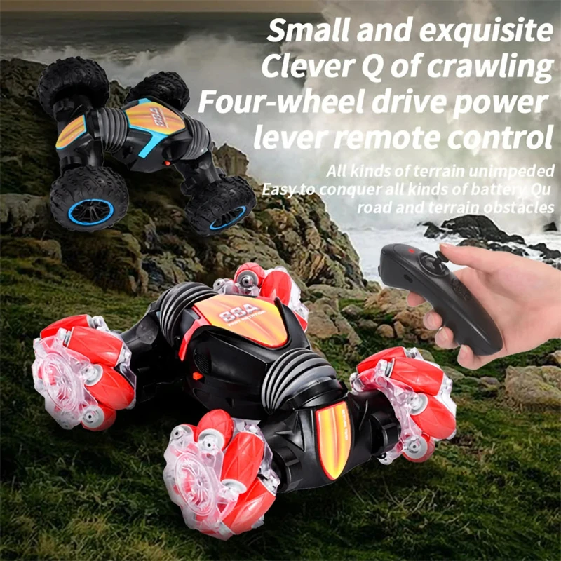 Handle Remote Control Mini Twister Toys With Light Stunt Drift Gesture  Sensor RC Twist Car Toys Radio Control Car Toy