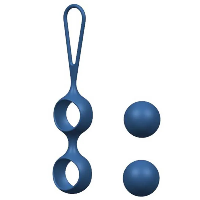 Women Masturbation Vaginal Exercise Ben Wa Ball Silicone Sex Toy love Ball Set Kegel with Stainless Steel Beads Jumping Inside
