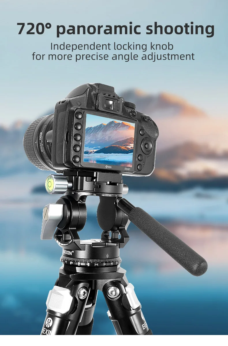 Bexin Heavy Duty 360 Degree Swivel Camera Mount Tripod Panoramic Ball ...