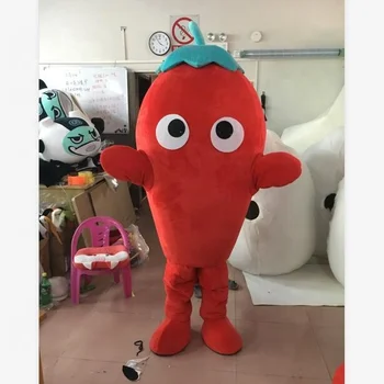 fruit vegetable food pepper tomato plush mascot costumes for kids/for sale mascote mascott