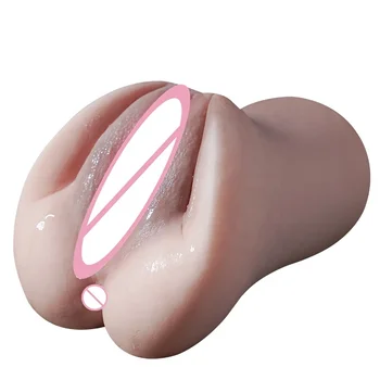 Cheap male Sex toy 700 g Realistic Handful Vagina Masturbator for Man Sex Adult Masturbating Artificial Vagina Pocket Pussy
