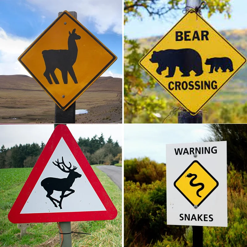 Traffic Yield Sign Give Way Yield Traffic Sign Children Street Stop Animal Warning Signs