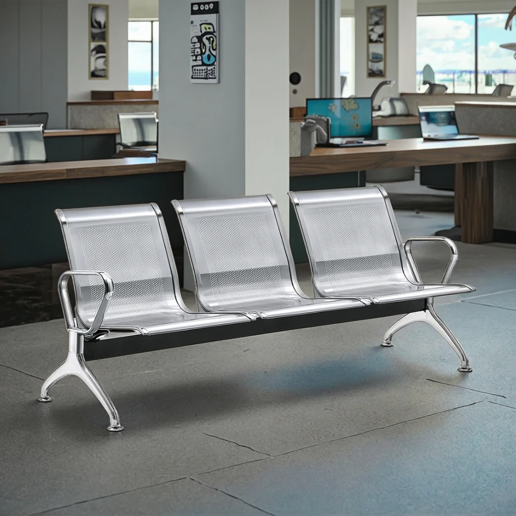 Stainless Steel Seating Systems 520mm Width Commercial Applications 3