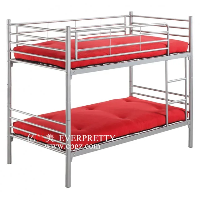 
Home Hostel Dorm Cheap Twin Double Size 2 Level Bunk Steel Metal Adult Kids Two-level Bed For Sale 