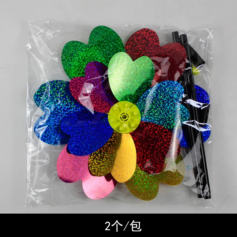 Пластиковая Верхняя и нижняя ветряная мельница с цветами вращающееся колесо детская игрушка садовый газон украшение для вечеринки подарок мальчиков девочек