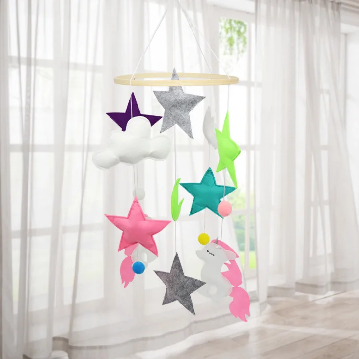 newly arrival baby mobile decor felt animals