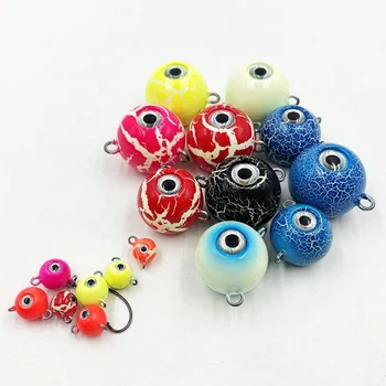 Holographic 3D 4D Fish Eyes Super Glow Customized Metal Jigging Lures