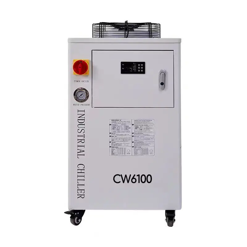 CW-6100 Chiller Refrigerator Industrial Cooling Laser Recirculating Water Cooled Chiller For CO2 Laser details